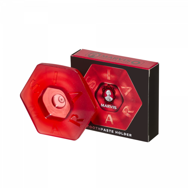 MARVIS stojánek na zubní pastu, červený
