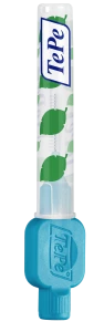 TePe Original mezizubní kartáčky z bioplastu 0,6 mm, modré, 6 ks, krabička