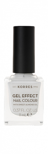 KORRES Gel-Effect Nail Colour gelový lak na nehty, 01 Blanc White, 11 ml