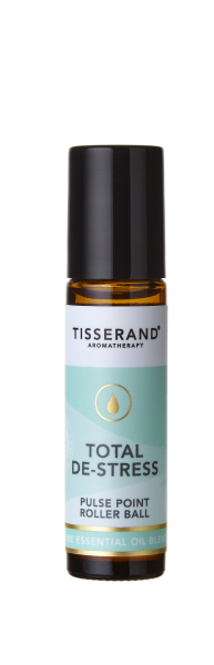 Tisserand Total De-Stress směs olejů v kuličce proti stresu, 10 ml