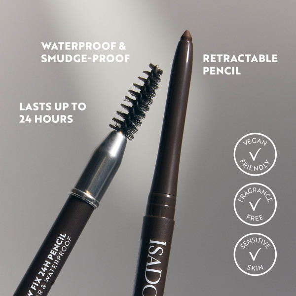 ISADORA Brow Fix 24H Pencil 03 Medium Brown, precizní tužka na obočí