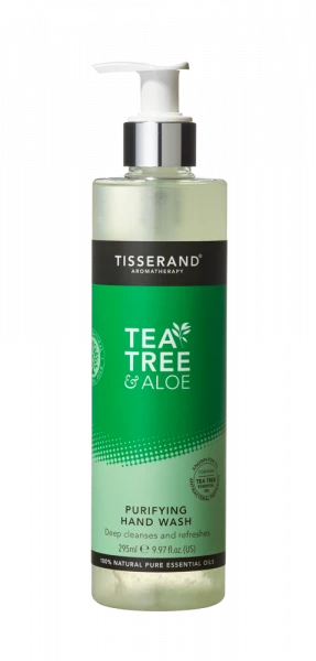 Tisserand čisticí gel na ruce s Tea Tree a Aloe vera, 295 ml