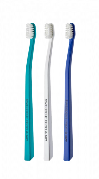SWISSDENT WHITENING zubní kartáčky Soft (2+1 zdarma), ZURICH