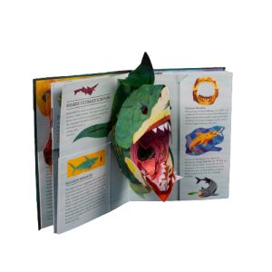 Encyklopedie žraloci a ostatní mořské příšery, pop-up 3D, v angličtině
