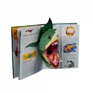 Encyklopedie žraloci a ostatní mořské příšery, pop-up 3D, v angličtině