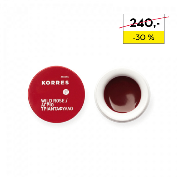 KORRES Lip Butter Wild Rose - balzám na rty s divokou růží, 6 g 