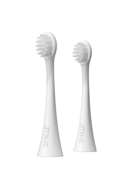 SMILLE Sonic Brush, MINI náhradní hlavice, bílé, 2ks