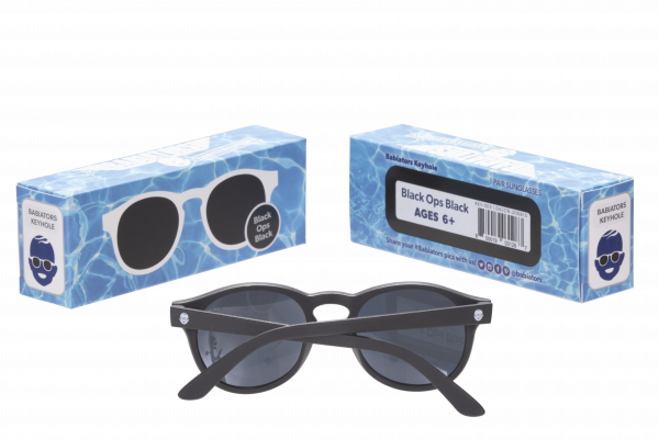 BABIATORS Keyhole sluneční brýle, černé, 6+