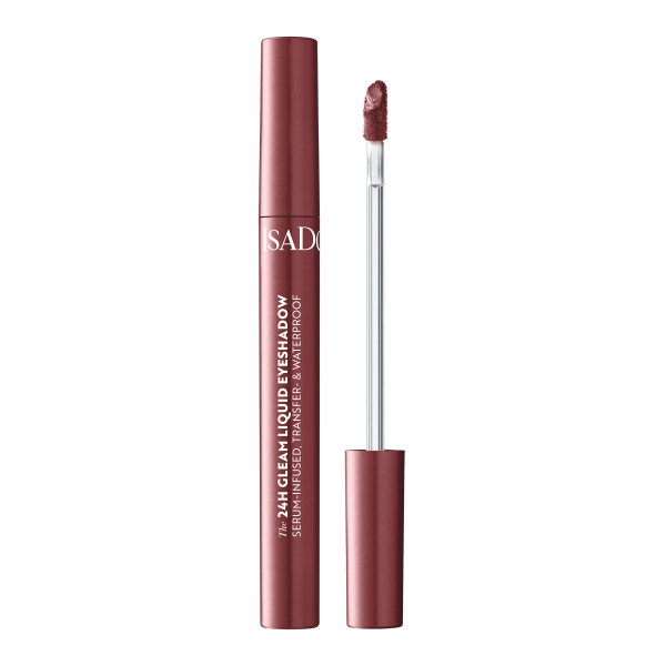 ISADORA The 24H Gleam Liquid Eyeshadow 73 Rebel Rose, tekuté oční stíny