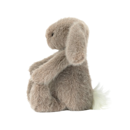 Jellycat Flufflet Bunny hnědý huňatý králíček