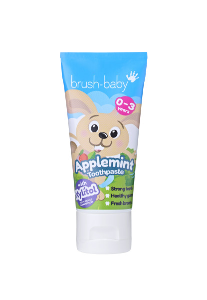 Brush-baby Applemint Baby, první zubní pasta, 0-3 roky, 50 ml