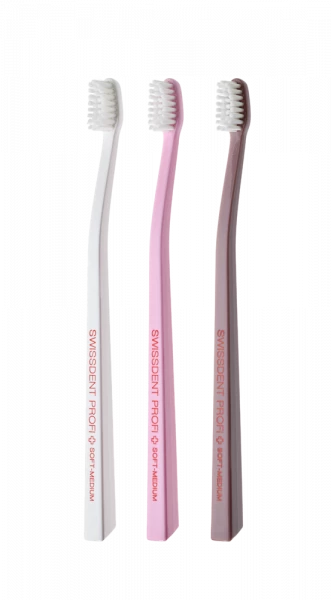 SWISSDENT COLOURS zubní kartáčky Soft-Medium (2+1 zdarma), LUCERNE