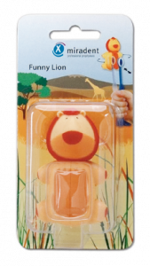 Miradent Funny držáček na kartáček, lev