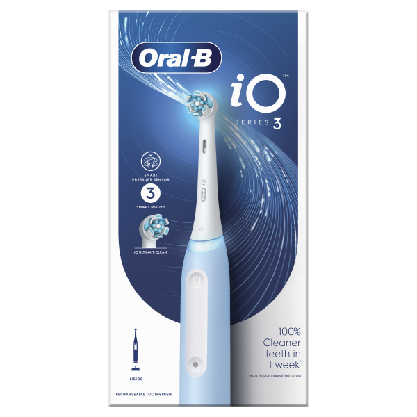 Oral-B iO Series 3 Ice Blue elektrický zubní kartáček