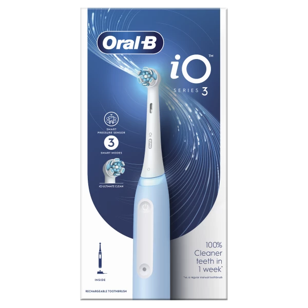 Oral-B iO Series 3  Ice Blue elektrický zubní kartáček