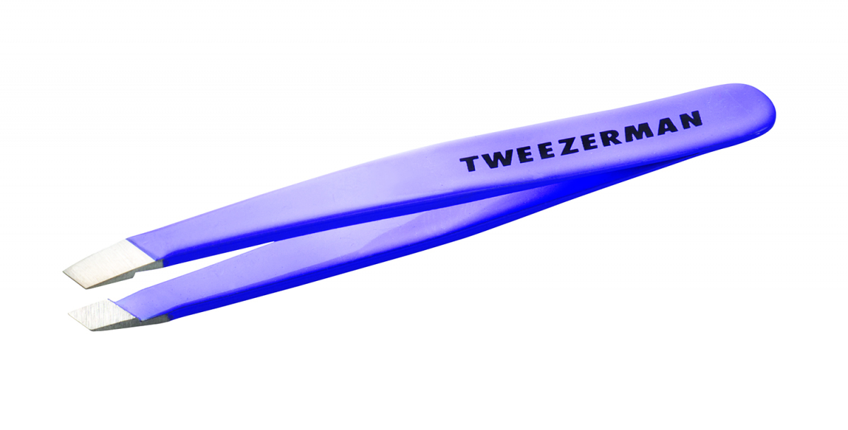 Tweezerman Slant Mini Blooming Lilac pinzeta levandulová