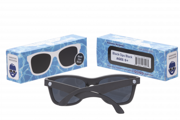 BABIATORS Navigator sluneční brýle, černé, 6+