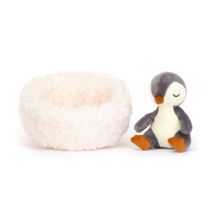 Jellycat Tučňák v pelíšku 13 cm