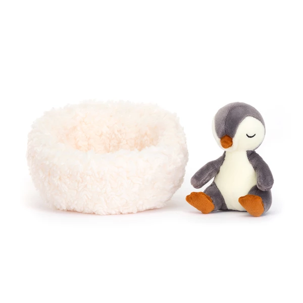 Jellycat Tučňák v pelíšku 13 cm