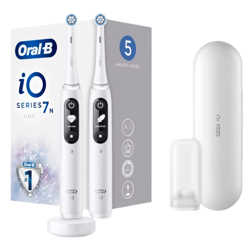 Oral-B iO Series 7N White Alabaster Duo elektrický kartáček