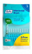 TePe Original mezizubní kartáčky z bioplastu 0,6 mm, modré, 8+2 ks zdarma