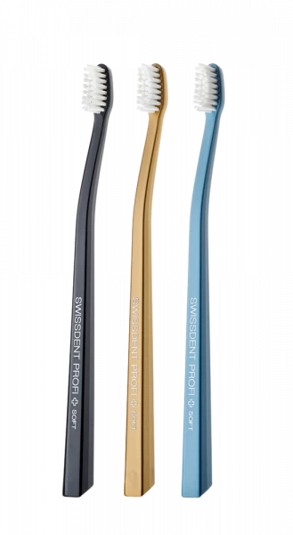 SWISSDENT WHITENING zubní kartáčky Soft (2+1 zdarma) ST. MORITZ