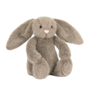 Jellycat Flufflet Bunny hnědý huňatý králíček