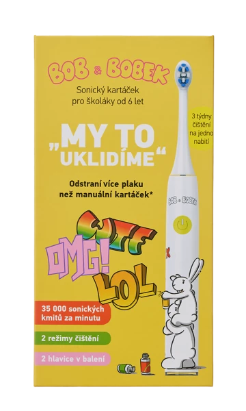 BOB a BOBEK OMG - My to uklidíme! Sonický zubní kartáček pro školáky