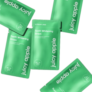 Pop Juicy Apple Teeth Whitening Strips, bělicí pásky na zuby (7x2 ks)