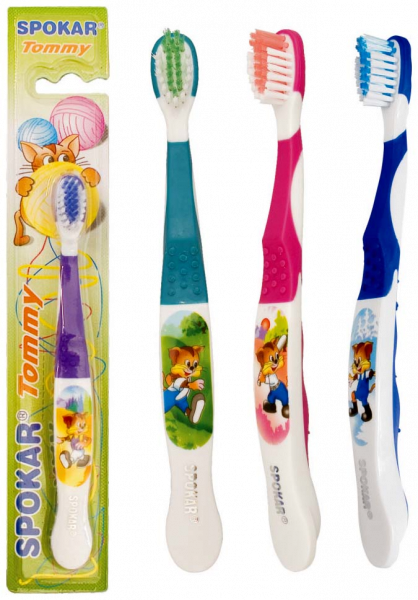 SPOKAR Tommy kartáček pro děti od 3 do 6 let, Soft