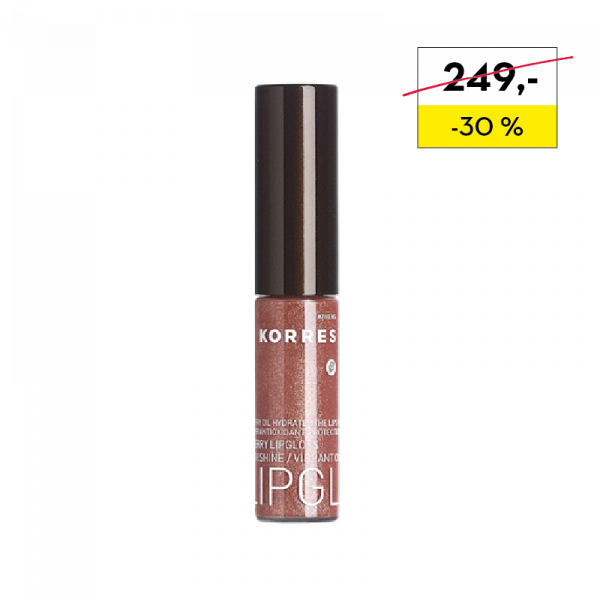 KORRES Lip Gloss Cherry třešňový lesk na rty 33 NUDE, 6 ml