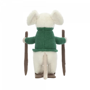 Jellycat vánoční myška na lyžích