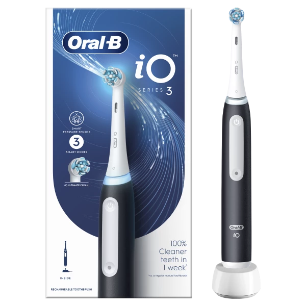 Oral-B iO Series 3 Matt Black elektrický zubní kartáček