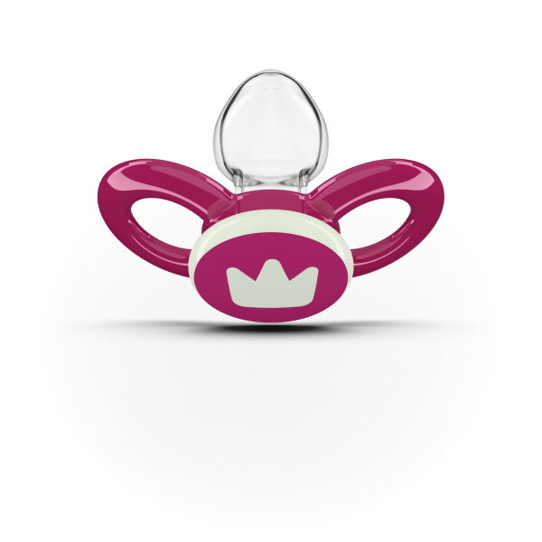 Dentistar ortodontické dudlíky od 14 měsíců věku, růžové