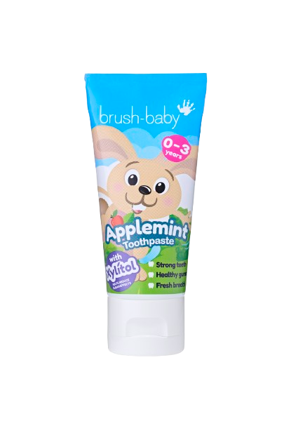 Brush-baby Applemint Baby, první zubní pasta, 0-3 roky, 50 ml