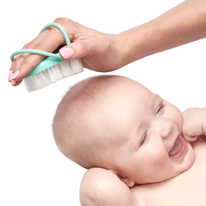 Frida Baby Head-Hugging Hair Brush & Comb, kartáč na vlasy a hřebínek
