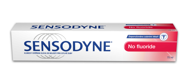 Sensodyne zubní pasta bez Fluoru, 75 ml