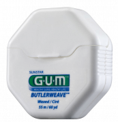 GUM Weave zubní nit voskovaná, 55 m