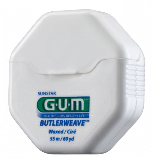 GUM Weave zubní nit voskovaná, 55 m