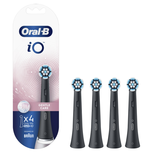 Oral-B iO Gentle Care Black náhradní hlavice, 4 ks