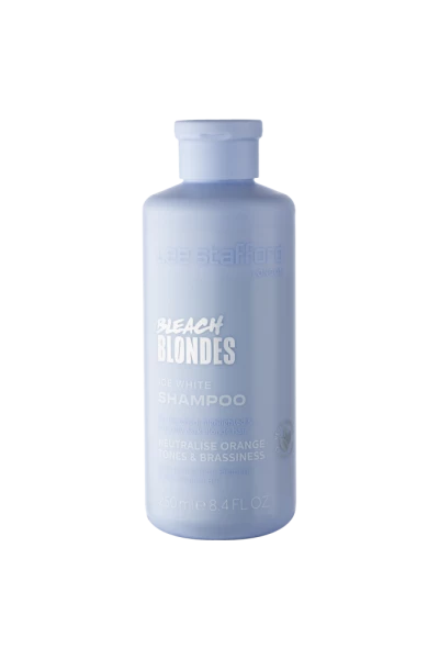 Lee Stafford Bleach Blondes Ice White šampon pro ledový odstín blond vlasů, 250 ml