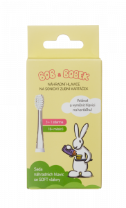 Bob a Bobek baby náhradní hlavice, 18+ měsíců, 3 + 1 zdarma