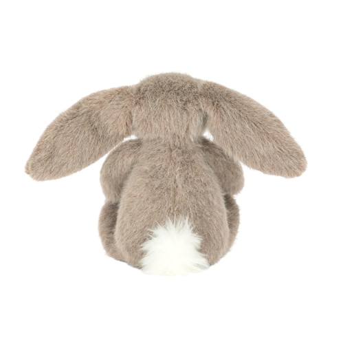 Jellycat Flufflet Bunny hnědý huňatý králíček