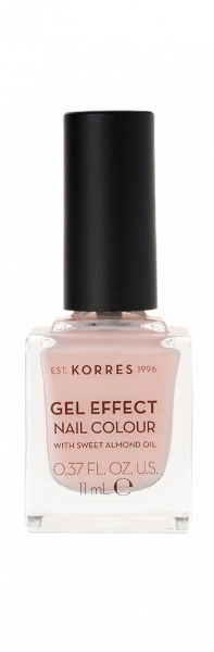 KORRES Gel-Effect Nail Colour - gelový lak na nehty, 04 Peony Pink, 11 ml