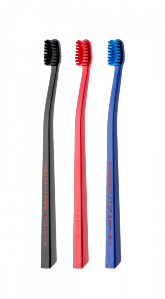 SWISSDENT COLOURS zubní kartáčky Soft-Medium (2+1 zdarma), ZUG