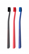 SWISSDENT COLOURS zubní kartáčky Soft-Medium (2+1 zdarma), ZUG