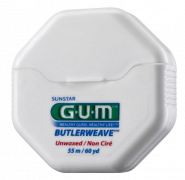 GUM Weave zubní nit nevoskovaná, 55 m