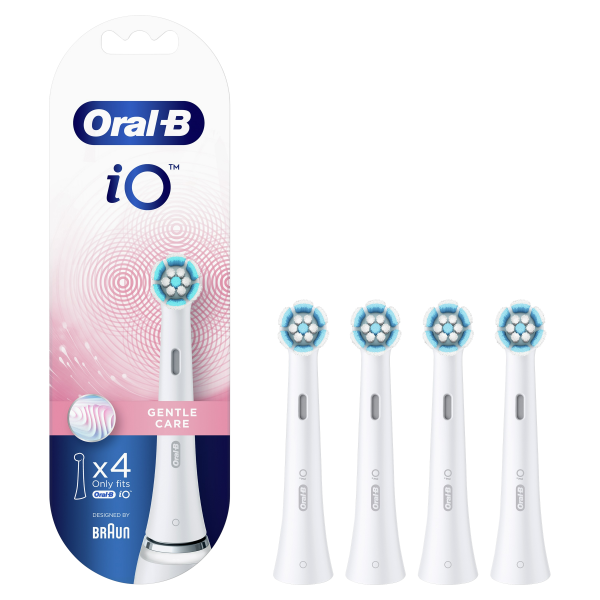 Oral-B iO Gentle Care White náhradní hlavice, 4 ks