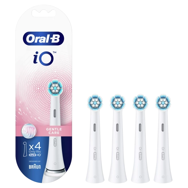 Oral-B iO Gentle Care White náhradní hlavice, 4 ks