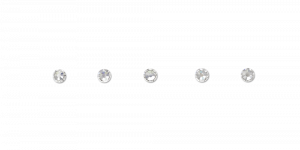 IZI Krystal bílý 1,8 mm, 5 ks v balení